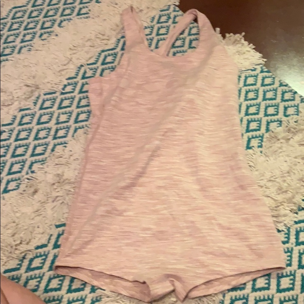 Outdoor voices onepiece with built in sports bra